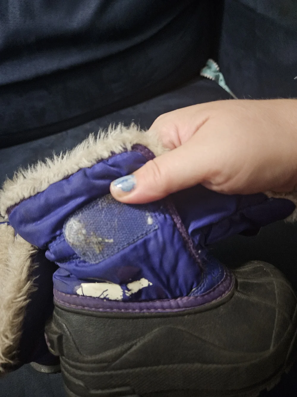 Sorel Kids Purple Winter Boots with Faux Fur